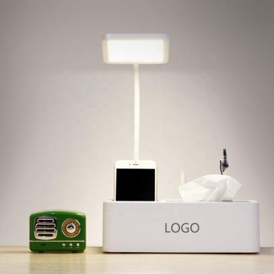 China Modern OEM ODM Fashion Multi Functions Desk Lamp Built In Rechargeable Battery Cable Portable Table Lamp for sale