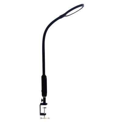 China Modern Modern Style Eye-care Clip Reading Desk Light Flexible Touch Switch Led Clip Desk Lamp for sale