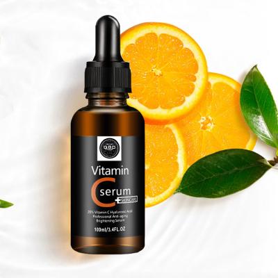 China Whitening Whitening Wholesale Popular Face Serum Orange Extract Moisturizing Vitamin C Brightening Facial Serum With Hyaluronic Acid for sale