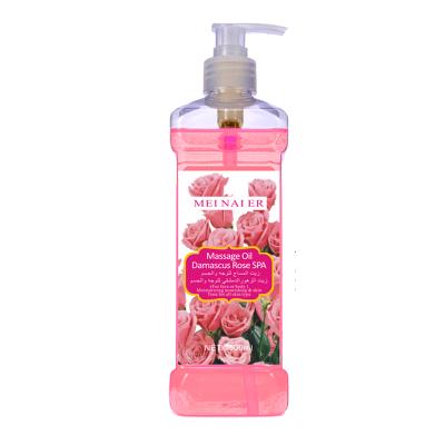 China OEM MEINAIER Anti Aging Spa Salon Package Body Care Massage Oil Wild Rose/Chamomile/Lavender/Lemon Camellia Oil/Ginger Essential Oil for sale