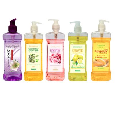 China Nourishing Anti Aging Beauty Spa Salon Skin Care Massage Oil Aromatherapy Plant Natural Flowers Anti Aging Body Oil Whitening Oil for sale