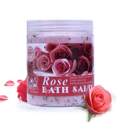 China Body & Pay Body & Pay Nature Rose Sea Salt Scrub Body SPA Bath Salt Anti-Acne Deep Cleansing Exfoliating Skin Care for sale