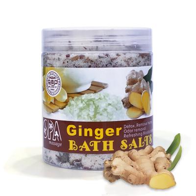 China Body & Pay Wholesale Body & Pay Deep Cleansing Ginger Body Spa Sea Salt Scrub Exfoliator for sale