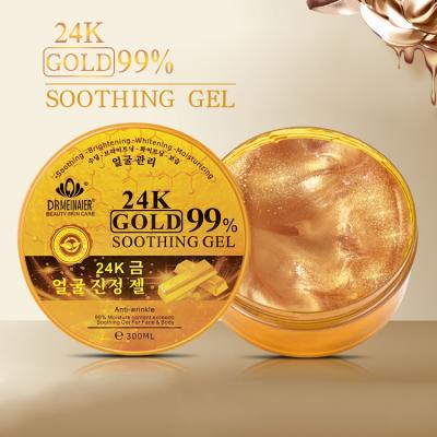 China Moisturizer Private Label Wrinkle Collagen 24k Gold Mask Soothing Anti Hydrating Gel Face Mask for sale