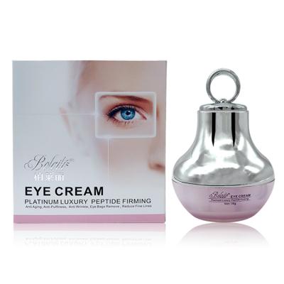 China Anti-Puffiness Collagen Wrinkle Peptide Compaction Luxury Anti-Puffiness Eye Cream Remove Dark Circle And Eye Bag With Electric Eye Machine for sale