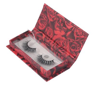 China Natural Soft Tapered Natural Vegan 3d Lashes Faux Mink Eyelashes Custom Made by Wholesale Mink Eyelash for sale