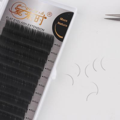 China Best Price Ellipse Eyelash Extension Natural Soft Silk Real Lashes Different Eyelash Extensions for sale