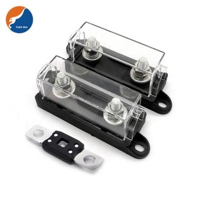 China Automotive Audio Video 150A 250A 300A 350A 450A ANM Bolt Type Automotive Fuse Holder With PC Cover for sale