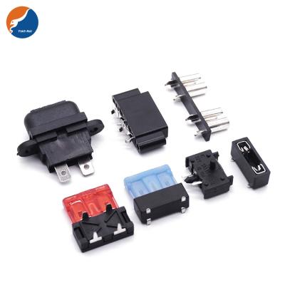 China Automotive Auto Type Fuse Car Double Pin Mini Standard PCB Holder for sale