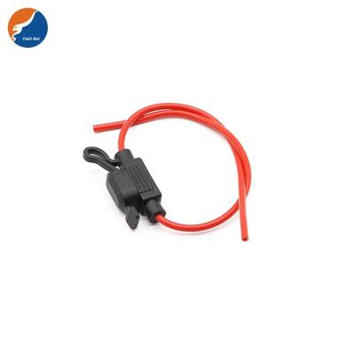 China Automotive 2A To 30A Auto Automotive Car Built-in Type ATT Micro Low Profile Blade Fuse Holder With Wire Customized for sale