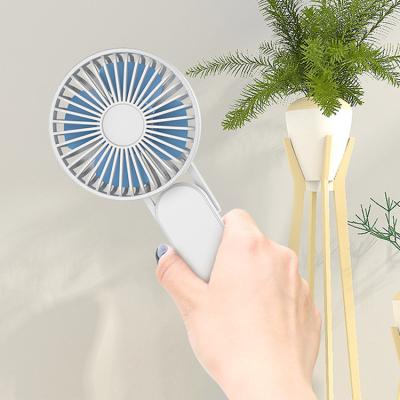 China 2022 Newest Arrival Foldable/Handheld/Rechargeable Mini Power Bank Portable Handy USB Rechargeable Reusable Handheld Fan for sale