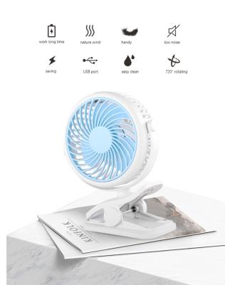 China Wholesale Price 2000mah Battery Operated Staple/Lithium Three Speeds USB Winds Charging Desktop Rechargeable Personal Fan for sale