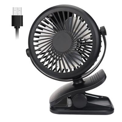 China USB Table Fan Clip Air Cooler Clip Portable Cordless Fan Small Fan with Mini Outdoor Camping Wireless DC Fan Desk Space Personal Air Cooler flange for sale