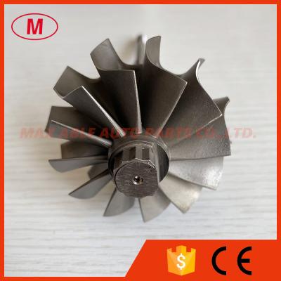 China TE06H 58.5X67.5mm 12 blades turbine shaft wheel/Turbo wheel/turbine wheel and shaft for sale