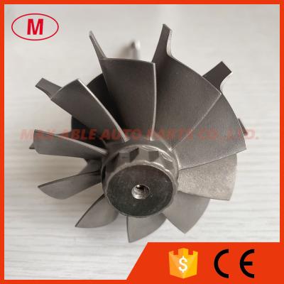 China HX40 64X76mm 10 blades turbo wheel/ turbine shaft&wheel journal bearing for sale