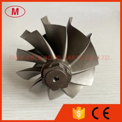 China GT40R forward 68/77mm 10 Blades ball bearing turbine shaft wheel/turbine wheel for sale