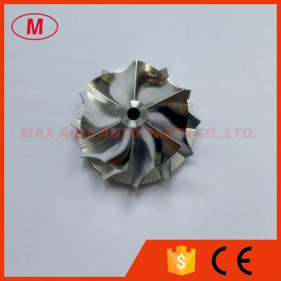 China B03G reverse 6+6 blades 50.37/63.00mm 1863-123-2000 high performance turbo milling/billet compressor wheel for 1855-970-0043 Toyota Supra(J29/DB), year2019 3.0L, BMW B58B30 turbocharged I for sale