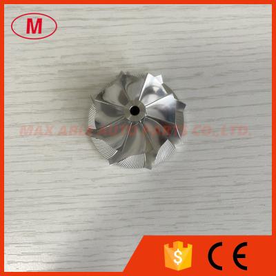 China TD03 10T reverse 35.57/46.00mm 8+0 blades high performance turbo milling/aluminum 2618/billet compressor wheel for 49131-07005/49131-07015 N54B30 Twin Turbo for sale