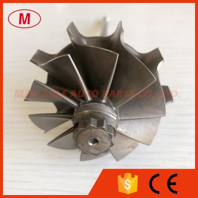 China CT26 small/CT20B 17201-74080 17201-17080 50.00/59.70mm 10 blades turbocharger turbine wheel&shaft/turbo wheel for sale