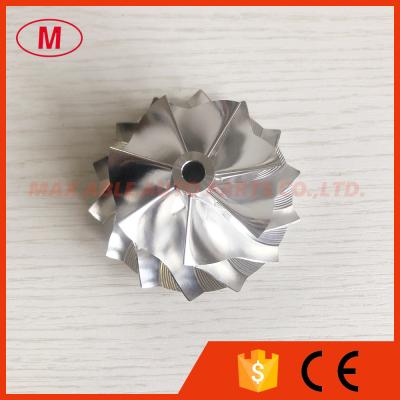 China RHF55 48.62/65.00mm 7+7 blades high performance aluminum 2618/Billet compressor wheel isuzu à venda