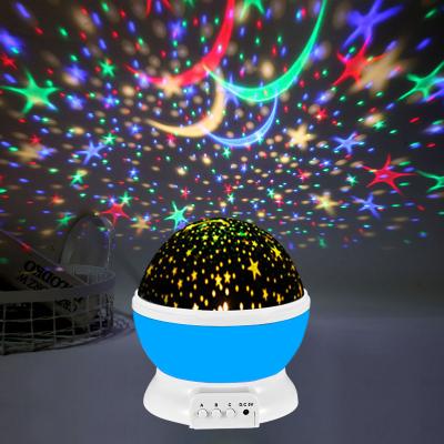 China Modern Star Master Multicolor 3d Night Light 8 Starry Sky 360 Degree Rotation Lamp Projector Kids Led Star Night Light for sale