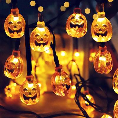 China Wholesale Eco-friendly 1.5m 10Led Halloween Pumpkin Ghost Skeletons Bat Festival Light Bar Spider Led String Party Home Decor Halloween Ornam for sale