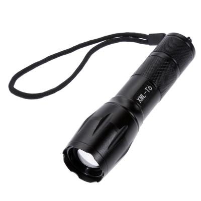 China Hot Sale Small Portable Aluminum Tactical Backup Amazon T6 Led Tactical Flashlight, Waterproof Telescopic Function for sale