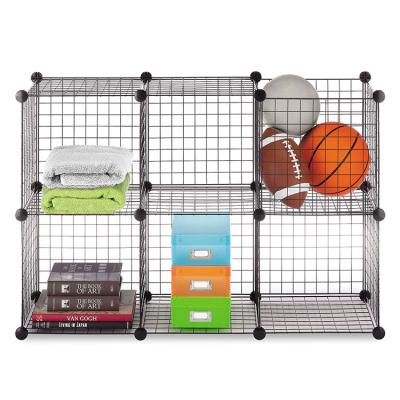 China Buy Flat Directly from China Wholesale Metal Grid Wire Storage Cube for sale