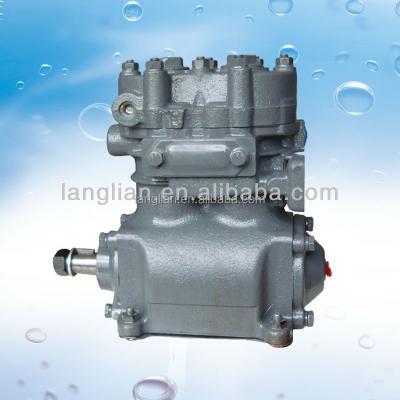 China ZIL 130-3509009-11 truck lubricated air compressor, ZIL air brake compressor for sale