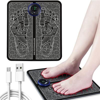 China Electric Foot Foot Massager Mat EMS Leg Reshaping Mat Pad Portable Electric Foot Massager Foot Massager for Foot and Calf Circulation for sale