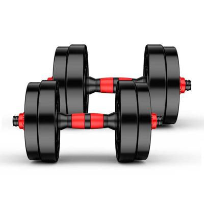 China Universal Adjustable Weight Barbell Dumbbells Set For Gym Home Office Free Weight Dumbbells Set For Body Fitness And Exercise Training for sale