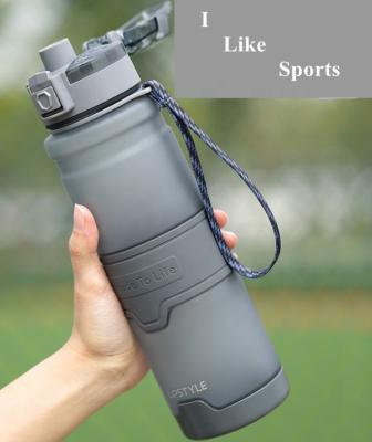 China WITH LID Customer Logo 500ML 700ML 1L Outdoor Private Label Filter Water Bottle BPA Free Sports Water Bottle YXL405 for sale