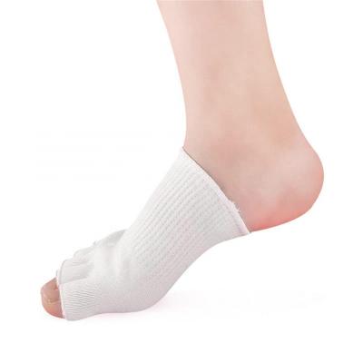 China Toe Separating Soreness Relief Dry Foot Split Gel Pads 5 Toe Spa Gel Socks Foot Skin Moisturizing Gel Scratched Socks for sale