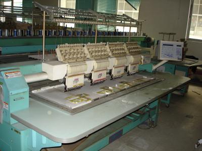 China Panasonic Motor 9 Needle Embroidery Machine Industrial 7000 X 1800 X 6800 MM for sale