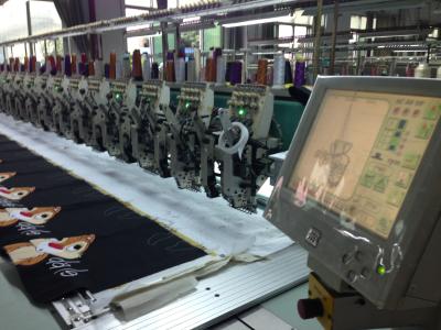 China Strong 3D Effect Second Hand Computerised Embroidery Machine For Looping / Chain Stitch for sale