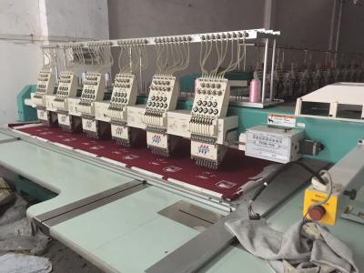 China Elektronische geüberholte flache Stickmaschine-multi Sprachfunktionierende Schnittstelle zu verkaufen