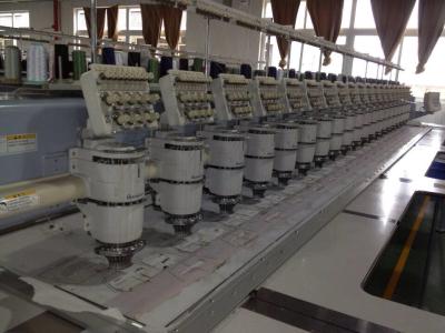 China Digital Used Multi Head Embroidery Machines , Commercial Embroidery Equipment for sale