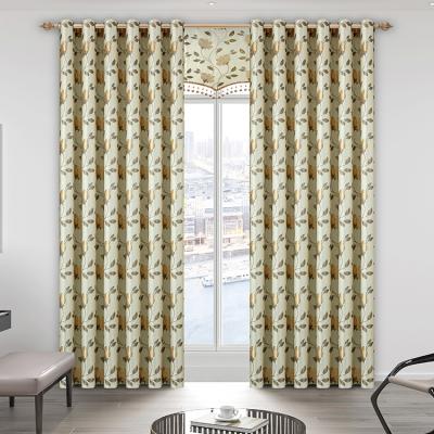 China European Style Blackout 280cm Wide Curtain Fabric Jacquard Fabric For Drapes Window for sale