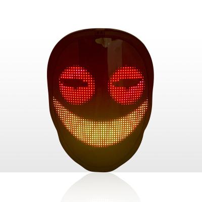 China Halloween/Masquerade/Party/Party Wholesale LED Concer Mask DIY Models Glowing RGB Latex Horror Clown Joker Shining Smart Mask App for sale