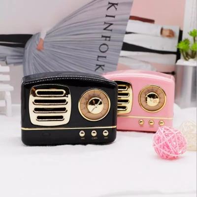 China None Best Selling Vintage Bluetooth Speaker Vintage Bluetooth Microphone FM Bluetooth Speaker Loud Radio Music Smart Loud Speaker for sale