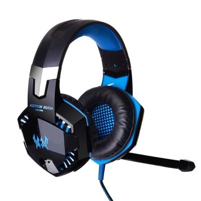 China Perfect Earphone Gamer Gaming Headset Sound Sound Earphone With Mic Stereo Bass LED Light For PC Game for sale