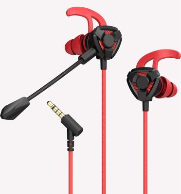 China 2021 Best Hottest In-Ear ANC Price Support PC Beef Horn Gaming Headset And 2 Mic Gaming Wired Earphones for sale