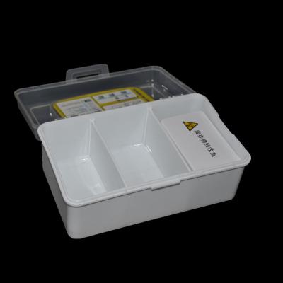 China Sustainable Supply PP Portable Plastic Medicine Box Container For Medicine Storage for sale