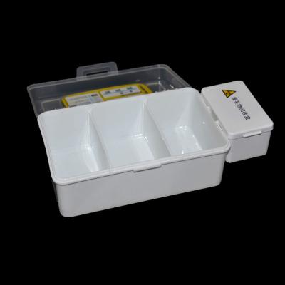 China Sustainable Leading Quality High Capacity Household PP Plastic Medicine Box For Medical Storage for sale