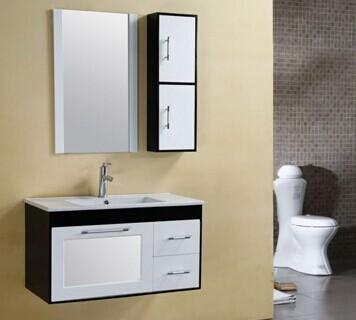 China hot sale bathroom cabinet,High glossy PVC bathroom cabinet,wall mounted vanity for sale