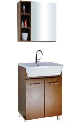 China Floor mounted themofoil Bathroom Vanity，PVC bathroom cabinet,Modern home furniture for sale