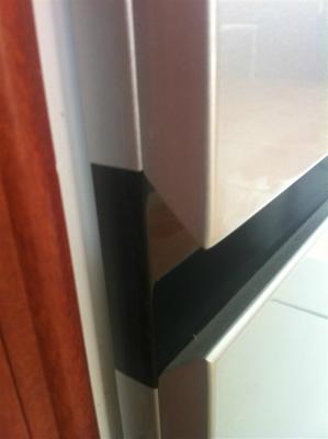 China High glossy lacquer door panel with profiled handle for sale