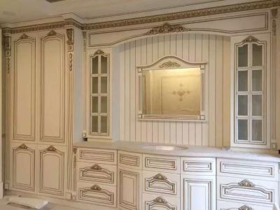 China Luxury bathroom cabinet,Customized Antique finished vanity cabinet,Royal bathroom vanity， for sale