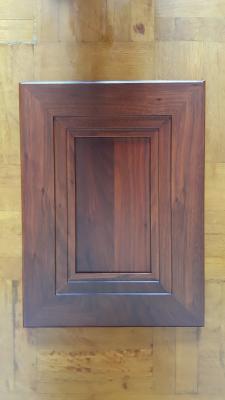 China Black walnut solid wood kitchen cabinet door ,walnut recessed door,Kitchen cabinet door for sale