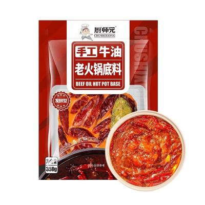 China Hotpot soup base Wholesale hot selling 358g Delicious Base Condiment Chinese Spicy Hotpot Soup Base Hot Pot Seasoning for sale